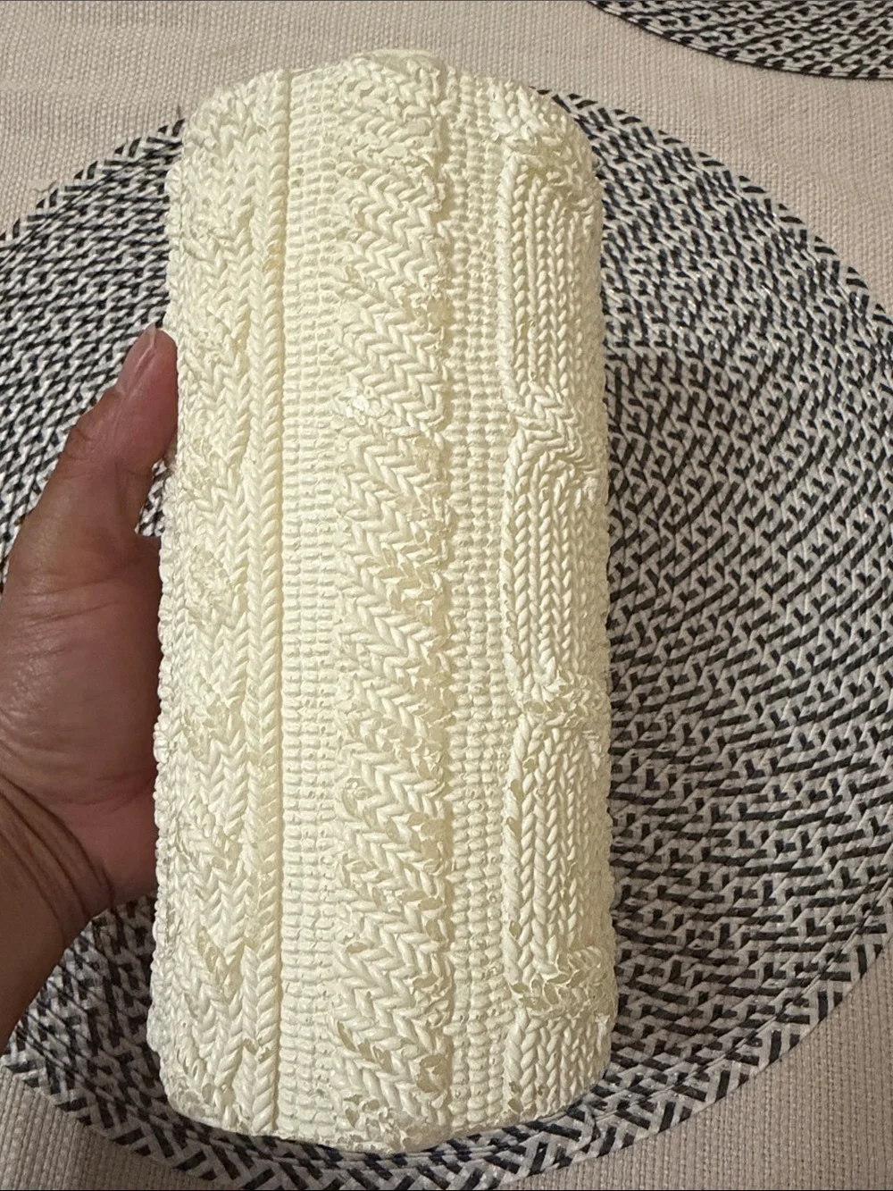 Sleigh Hill Trading Co. Snowy White Decorative Candle